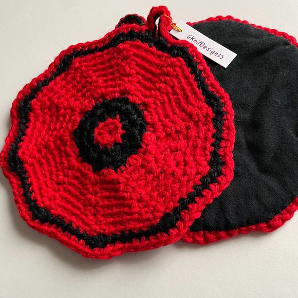 Round Pot Holders, Crochet Gift Under 15, Crochet Small Placemats - Picture 11 of 12